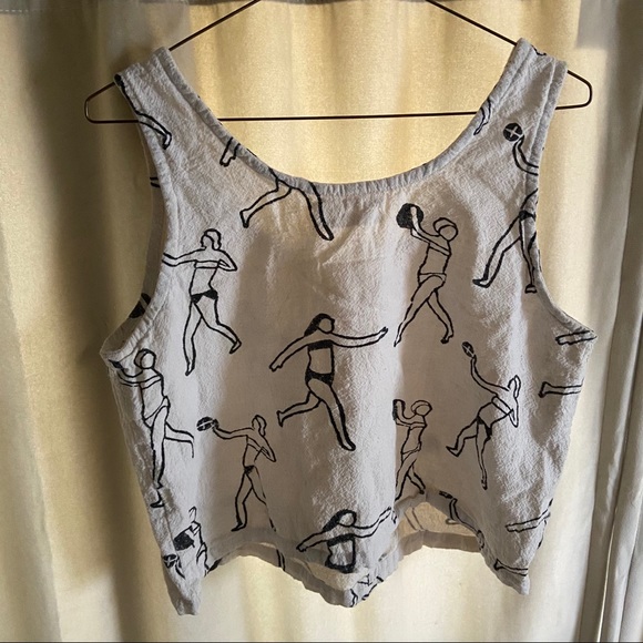 Po-Em Tank Top in Villa Print - Picture 7 of 9